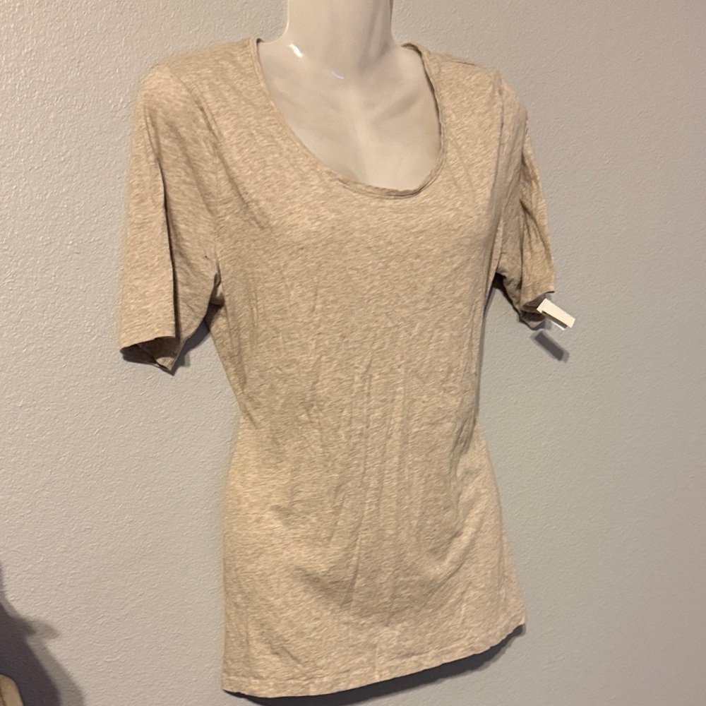 Mossimo Supply Co. Light Tan Short Sleeve Tee